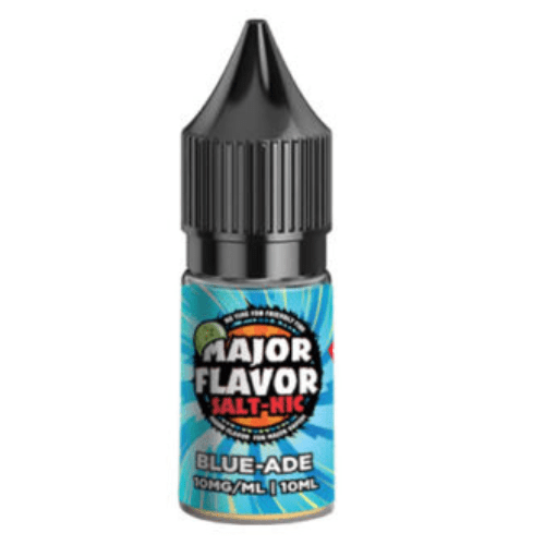 Major Flavor Nic Salts 10ml - Pack of 5 - Eliquid Base - Blue - Ade