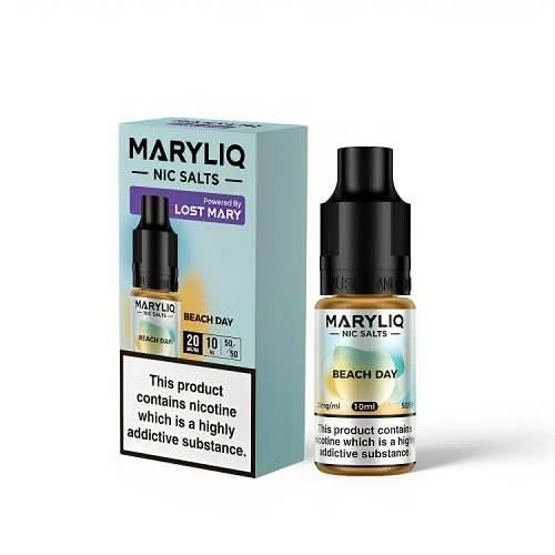 Maryliq 10ml Nic Salt E-Liquid - Pack of 10 - Beach Day