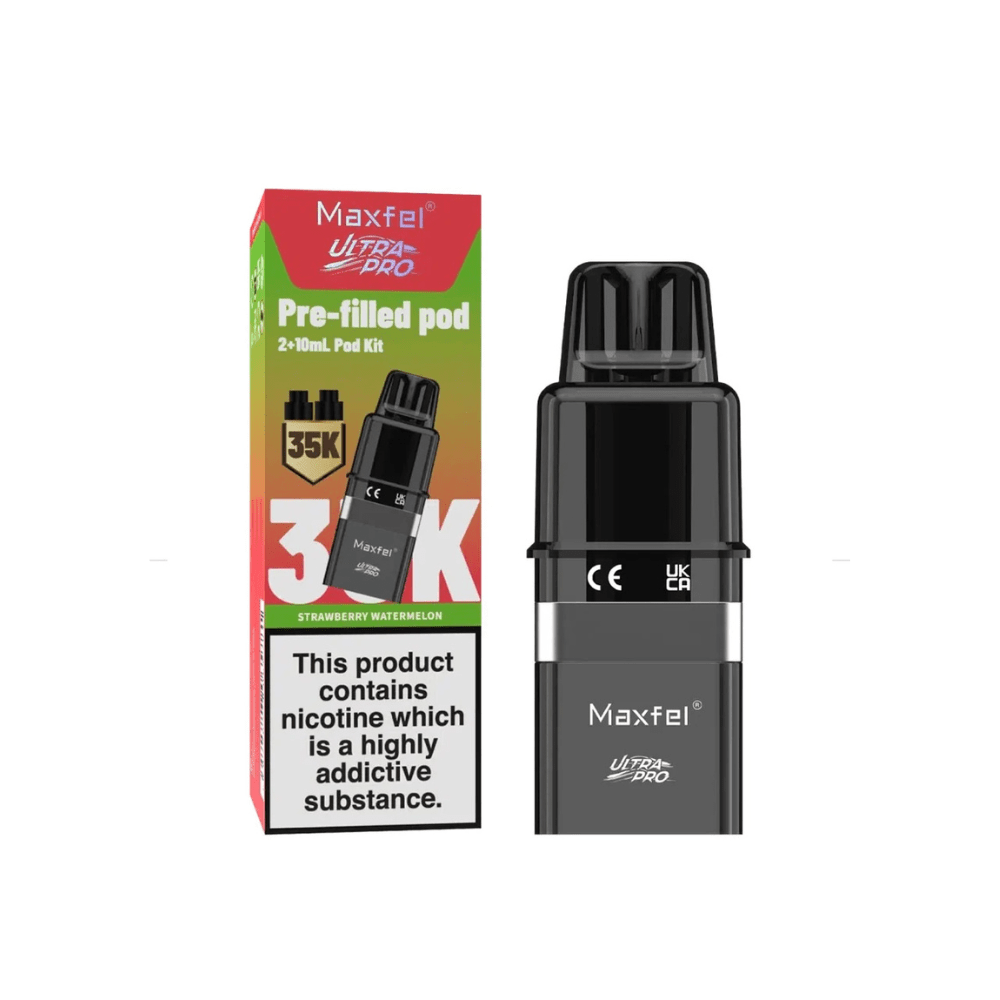 Maxfel Ultra Pro 35K Refill Pods - Eliquid Base - Strawberry Watermelon