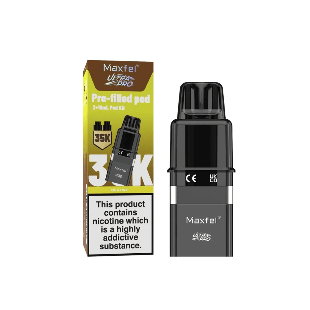 Maxfel Ultra Pro 35K Refill Pods - Eliquid Base - Cola Ice