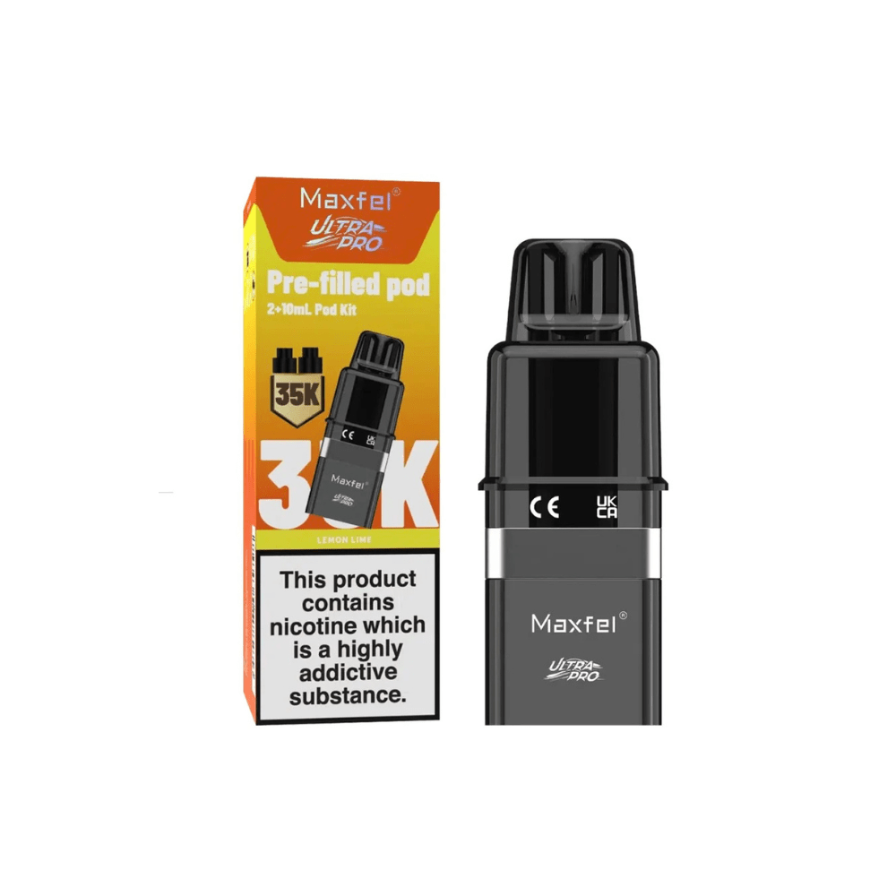 Maxfel Ultra Pro 35K Refill Pods - Eliquid Base - Lemon & Lime