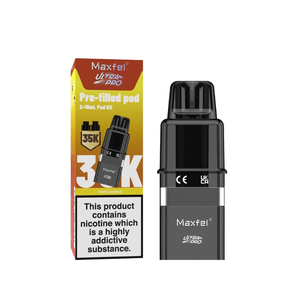 Maxfel Ultra Pro 35K Refill Pods - Eliquid Base - Triple Mango