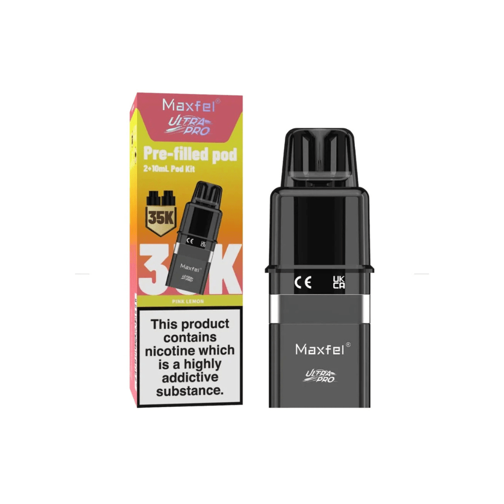 Maxfel Ultra Pro 35K Refill Pods - Eliquid Base - Pink Lemonade