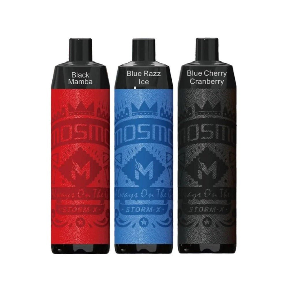 Mosmo Strom X 10k Disposable Vape - Eliquid Base - Black mamba