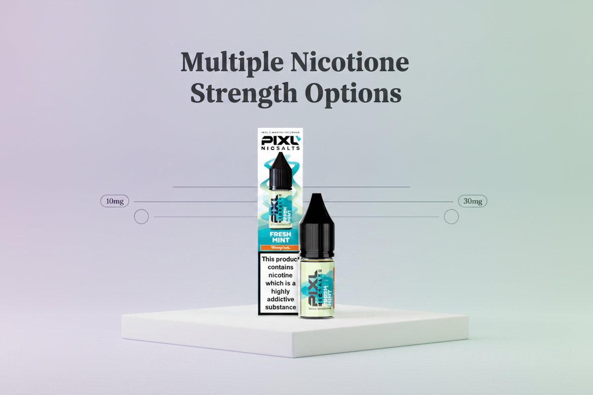 Multiple Nicotine Strength Options