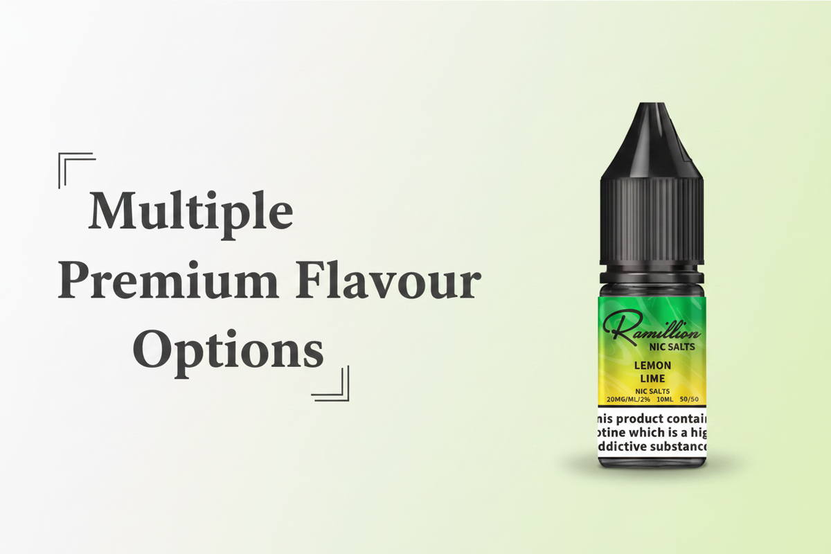 Multiple Premium Flavour Options