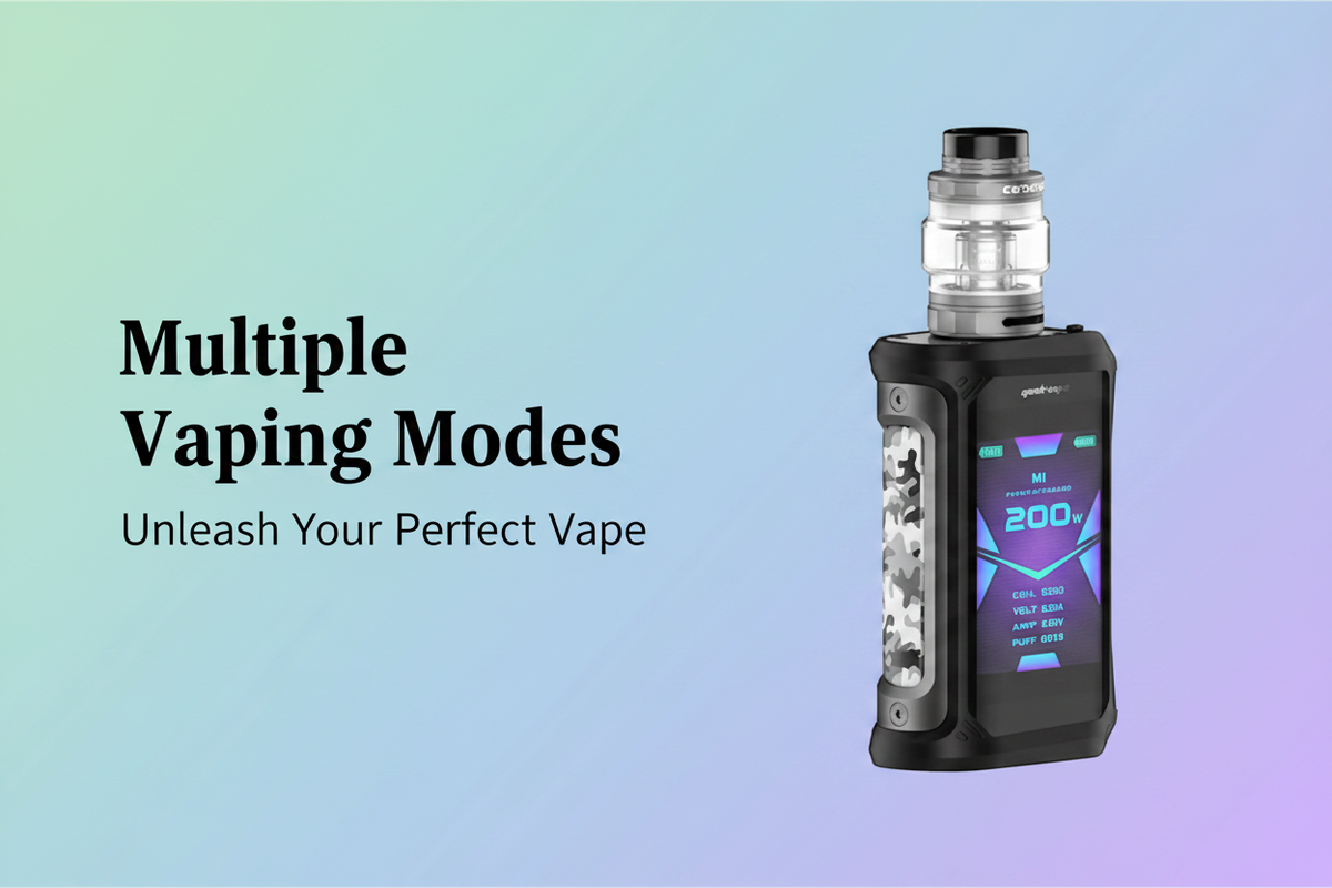 Multiple Vaping Modes