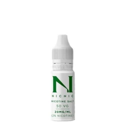 NIC NIC - NICOTINE SALT SHOT 20MG 50VG - Eliquid Base - 