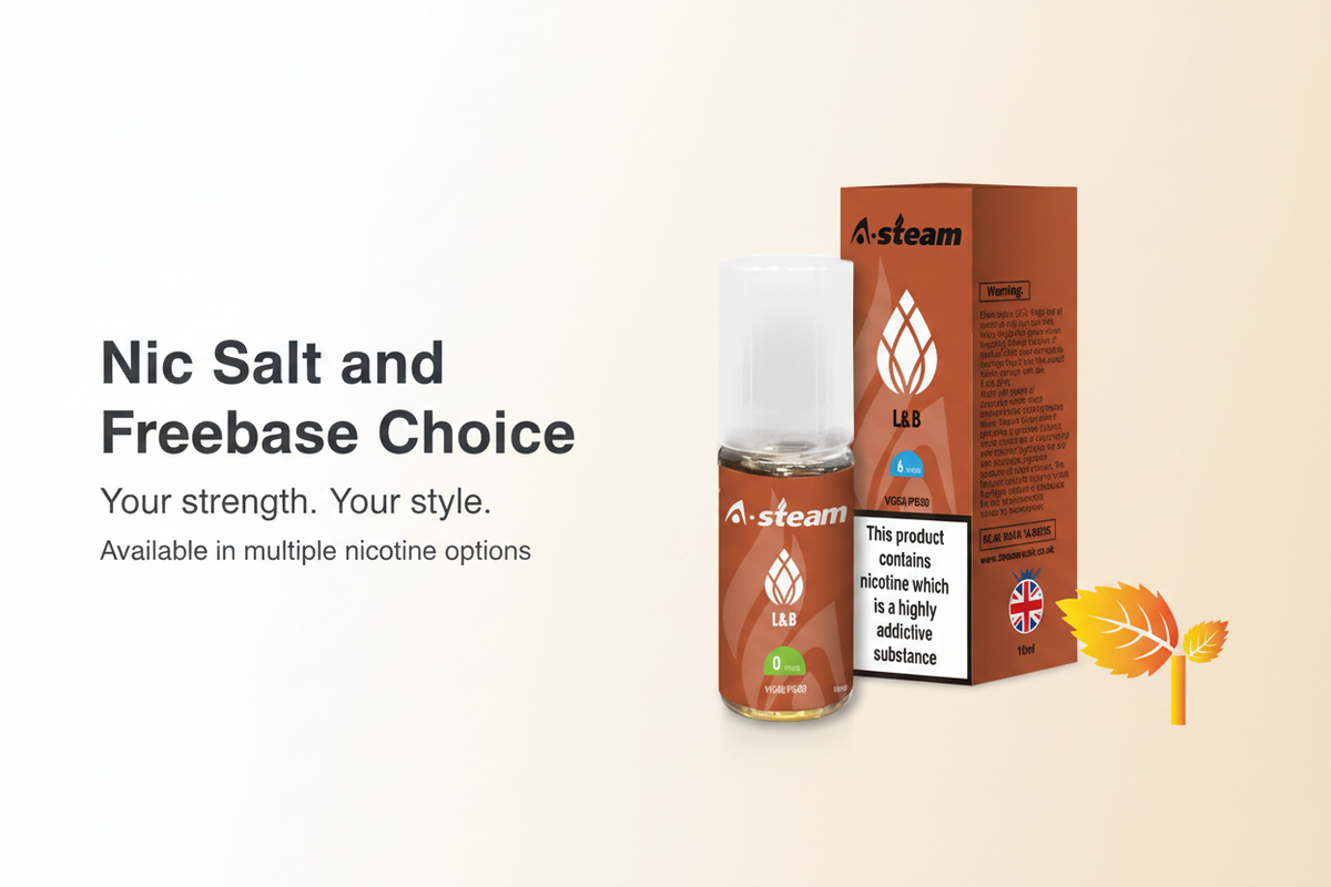 Nic Salt and Freebase Choice
