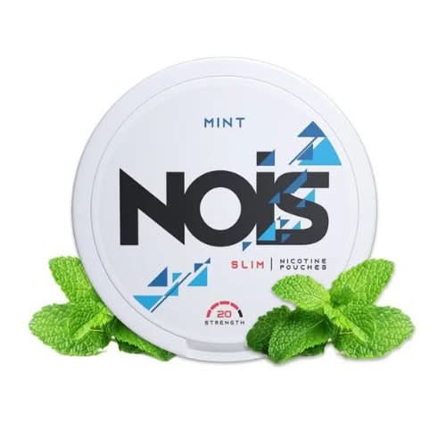 Nois Mint Nicotine Pouches Pack of 10 with refreshing mint flavour and smooth nicotine delivery.