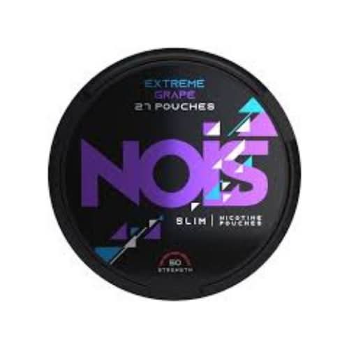 Nois Extreme Grape Nicotine Pouches Pack of 10 with bold grape flavour and intense nicotine kick.