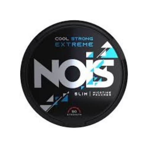 Nois Cool Strong Nicotine Pouches Pack of 10 with icy mint flavour and powerful nicotine satisfaction.
