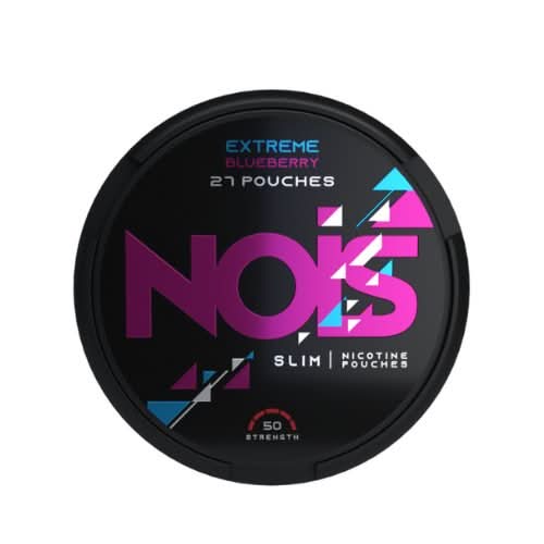 Nois Extreme Blueberry Nicotine Pouches Pack of 10 with intense berry flavour and powerful nicotine hit.
