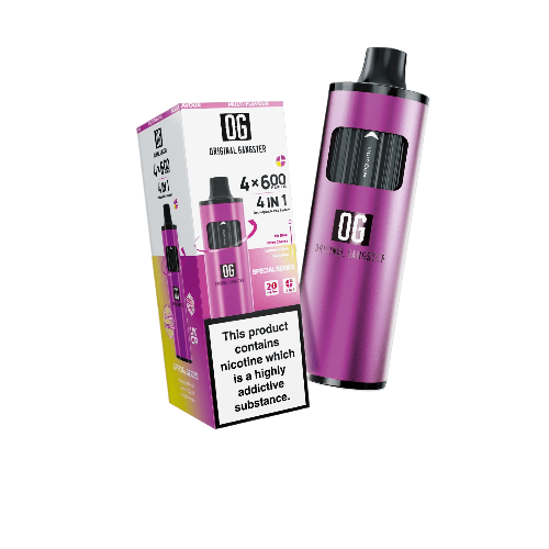 OG 2400 Puffs 4 in 1 Disposable Vape Device - Pack Of 5 - Eliquid Base - Special Series