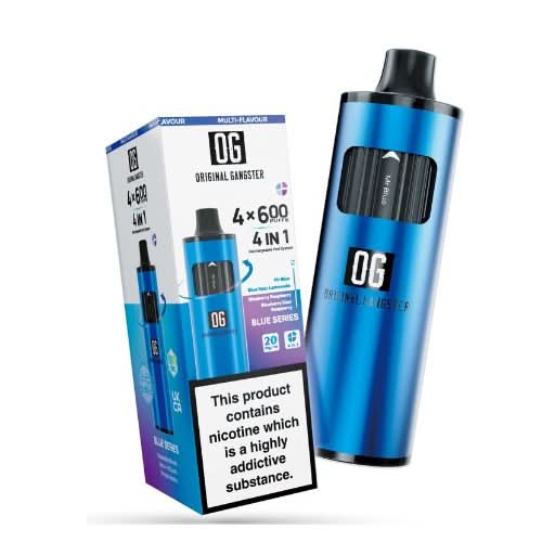 OG 2400 Puffs 4 in 1 Disposable Vape Device- 20MG - Eliquid Base OG 2400 Puffs 4 in 1 Disposable Vape Device- 20MG - Eliquid Base