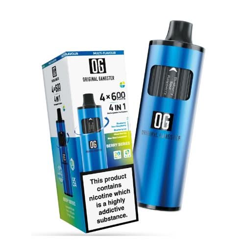 OG 2400 Puffs 4 in 1 Disposable Vape Device  -Berry Series