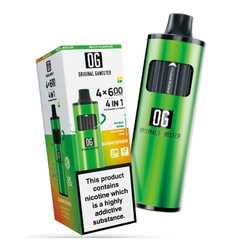 OG 2400 Puffs 4 in 1 Disposable Vape Device -Sugar Series