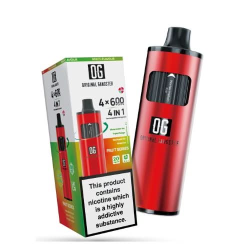 OG 2400 Puffs 4 in 1 Disposable Vape Device  -Fruit Series