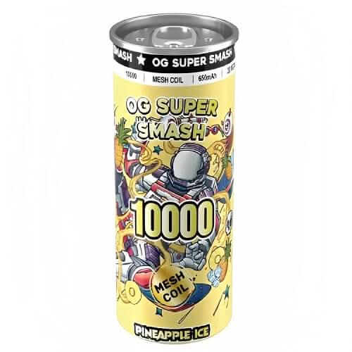OG Super Smash 10000 Disposable Vape Device - Eliquid Base - Pineapple ice