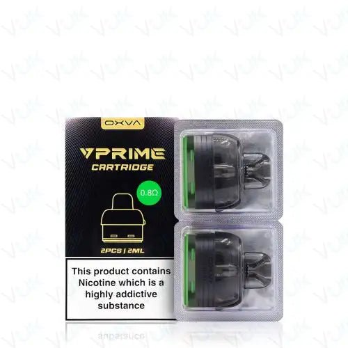 Oxva Vprime Replacement Pod Cartridges - Eliquid Base - 0.8ohm