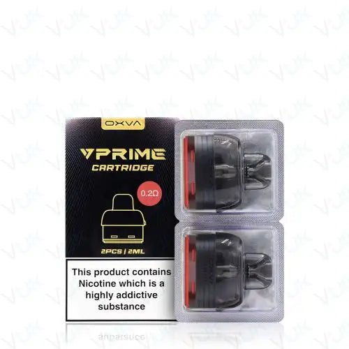 Oxva Vprime Replacement Pod Cartridges - Eliquid Base - 0.2ohm