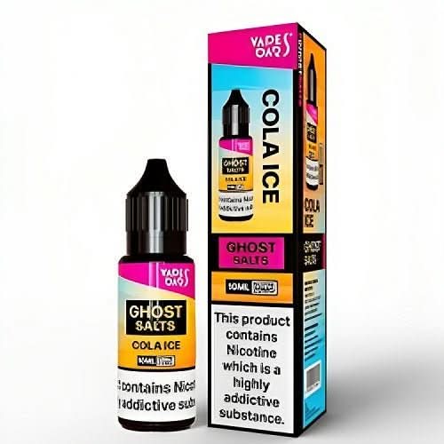 Pack of 10 Vapes Bar Ghost Salts 10ml Nic Salt E - liquid - Eliquid Base - Cola Ice