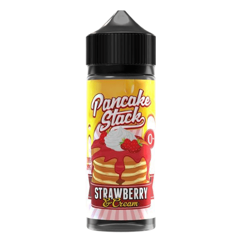 Pancake Stack Shortfill 100ml E - Liquid - Eliquid Base - Strawberry & Cream