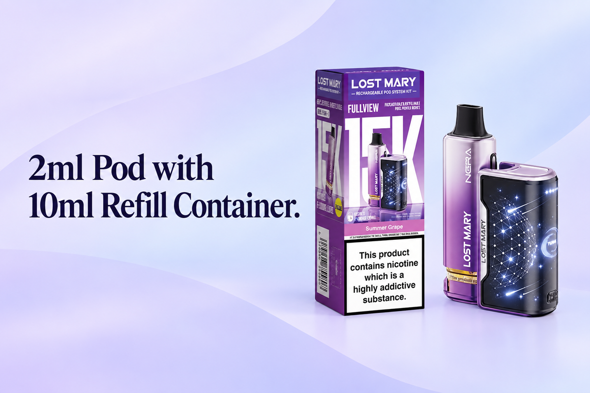 2ml Pod with 10ml Refill Container