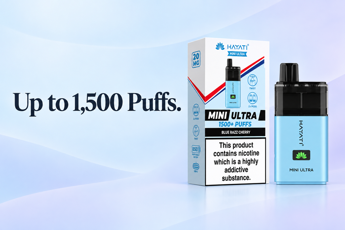 Up to 1,500 Puffs