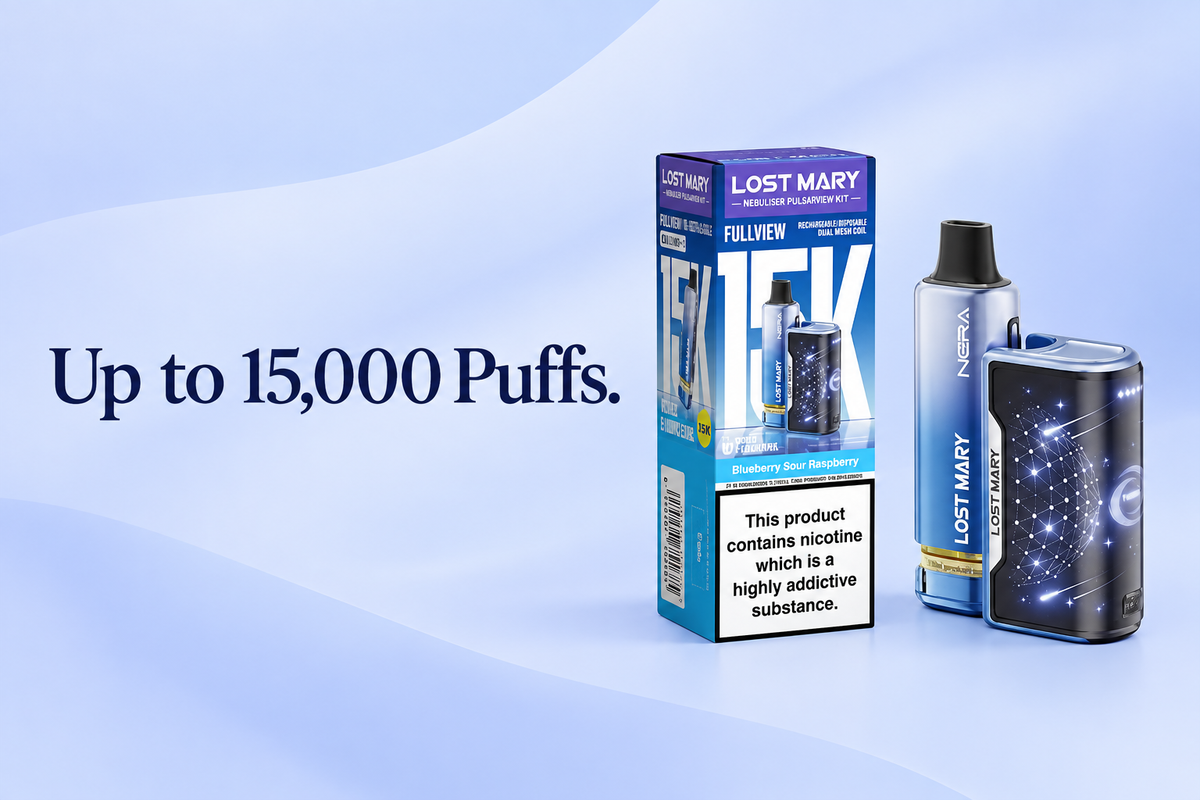 Up to 15,000 Puffs
