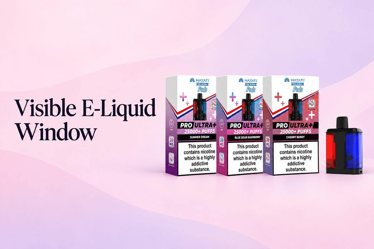 Visible E-Liquid Window