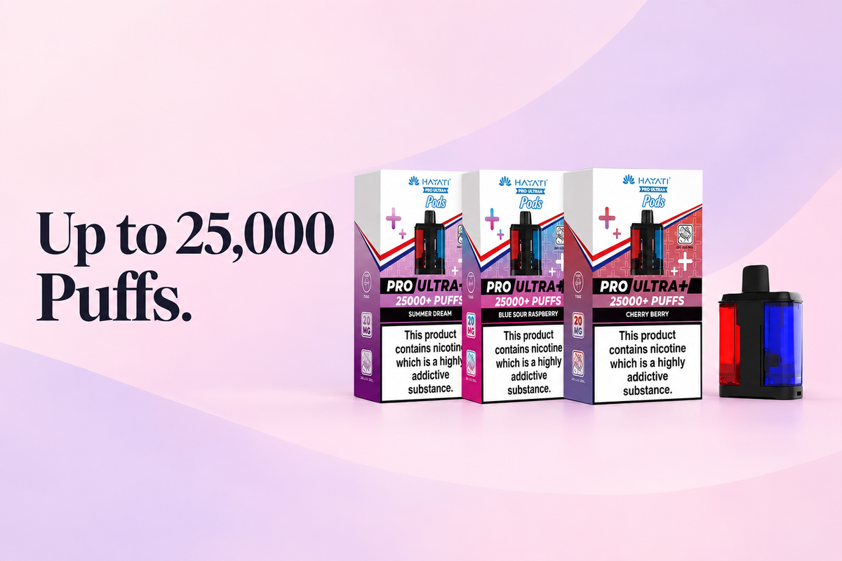 Up to 25,000 Puffs