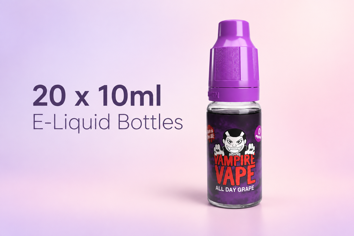 20 x 10ml E-Liquid Bottles