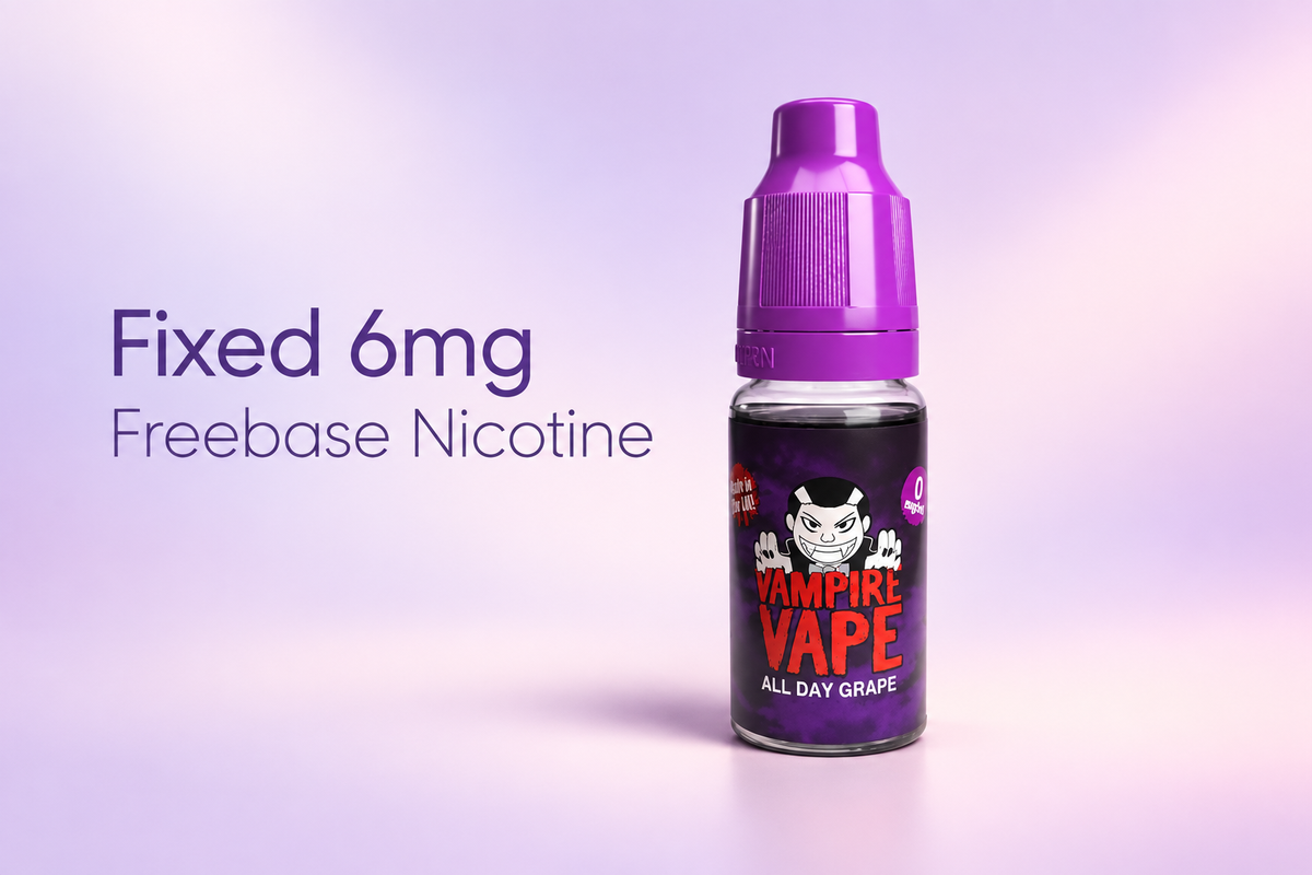 Fixed 6mg Freebase Nicotine