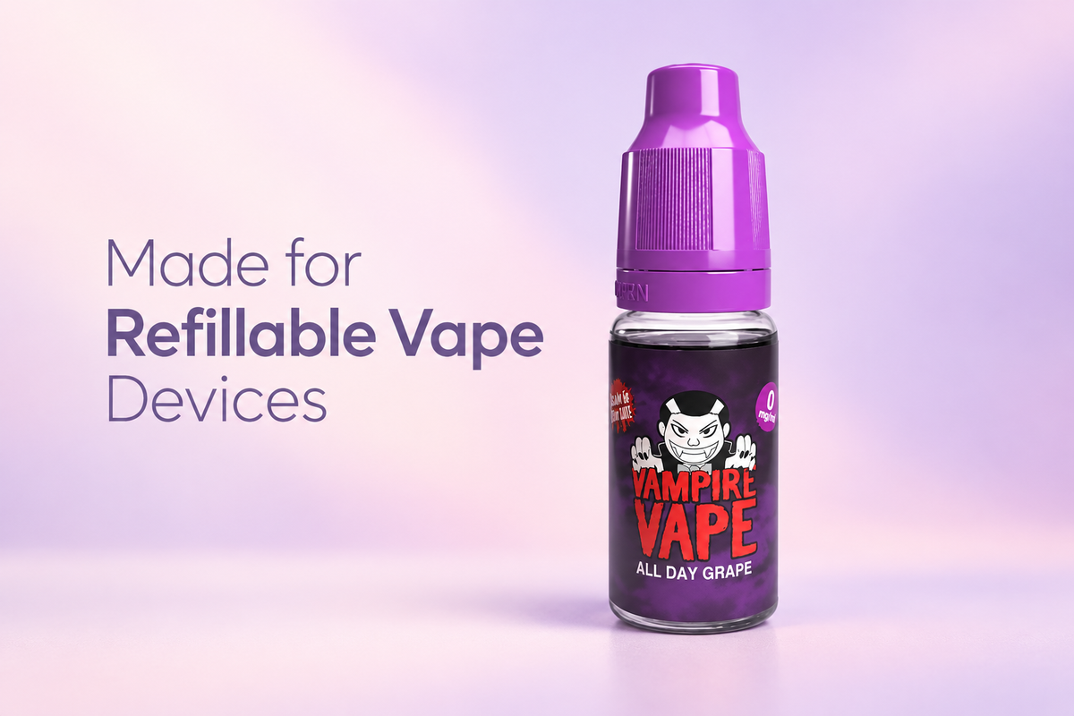 Made for Refillable Vape Devices