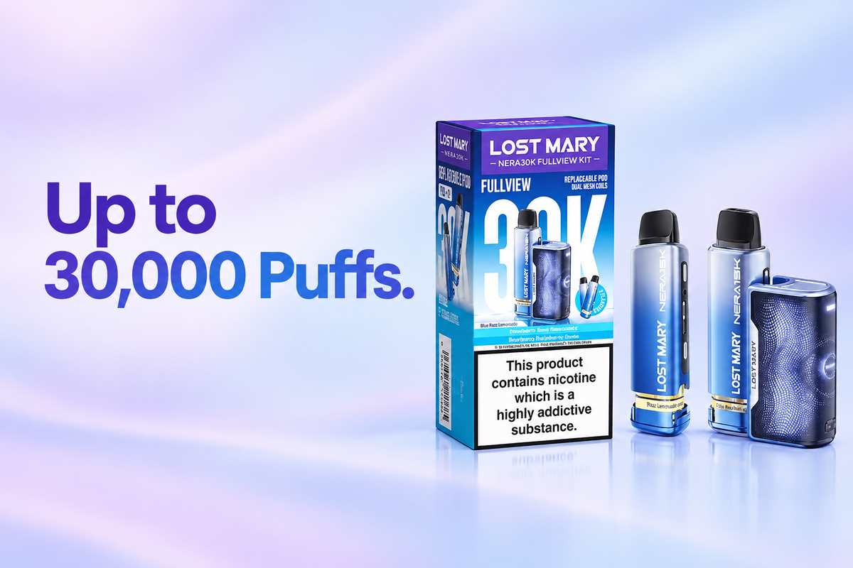 Up to 30,000 Puffs