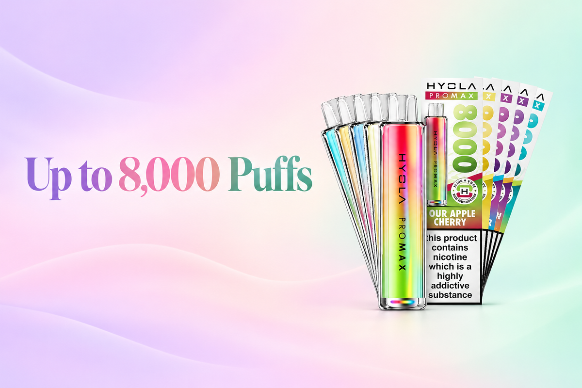 Up to 8,000 Puffs