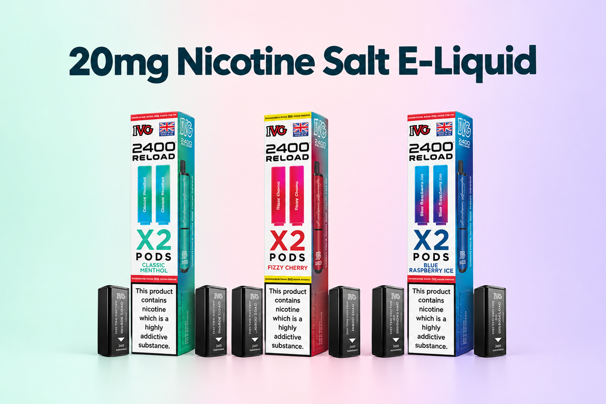 20mg Nicotine Salt E-Liquid