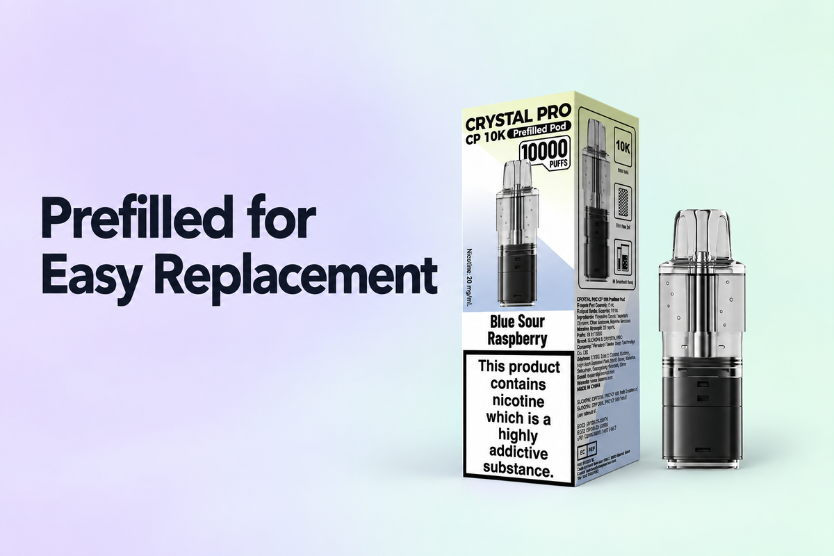 Prefilled for Easy Replacement