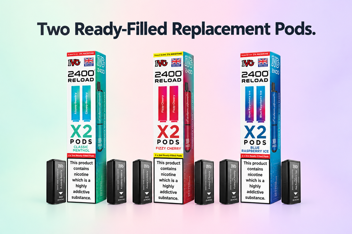 Two Ready-Filled Replacement Pods