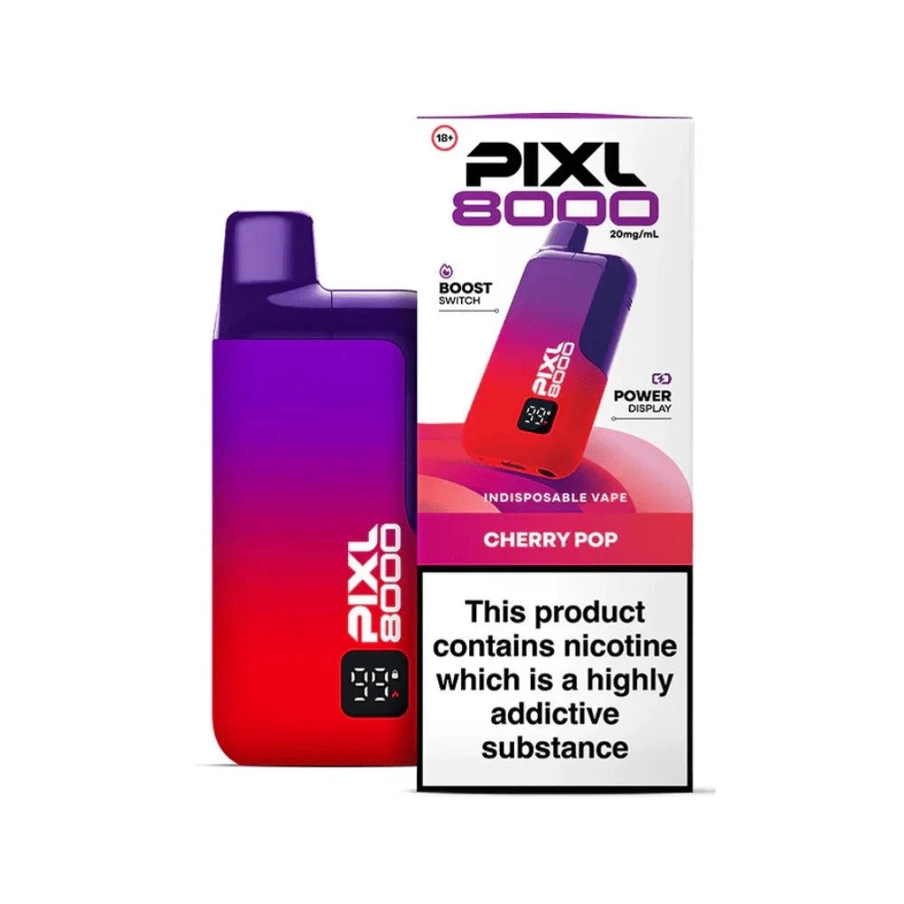 Pixl 8000 Prefilled Vape Pod Kit - Eliquid Base - Cherry Pop