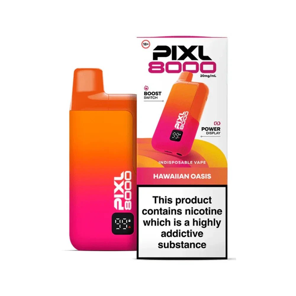 Pixl 8000 Prefilled Vape Pod Kit - Eliquid Base - Hawaiian Oasis