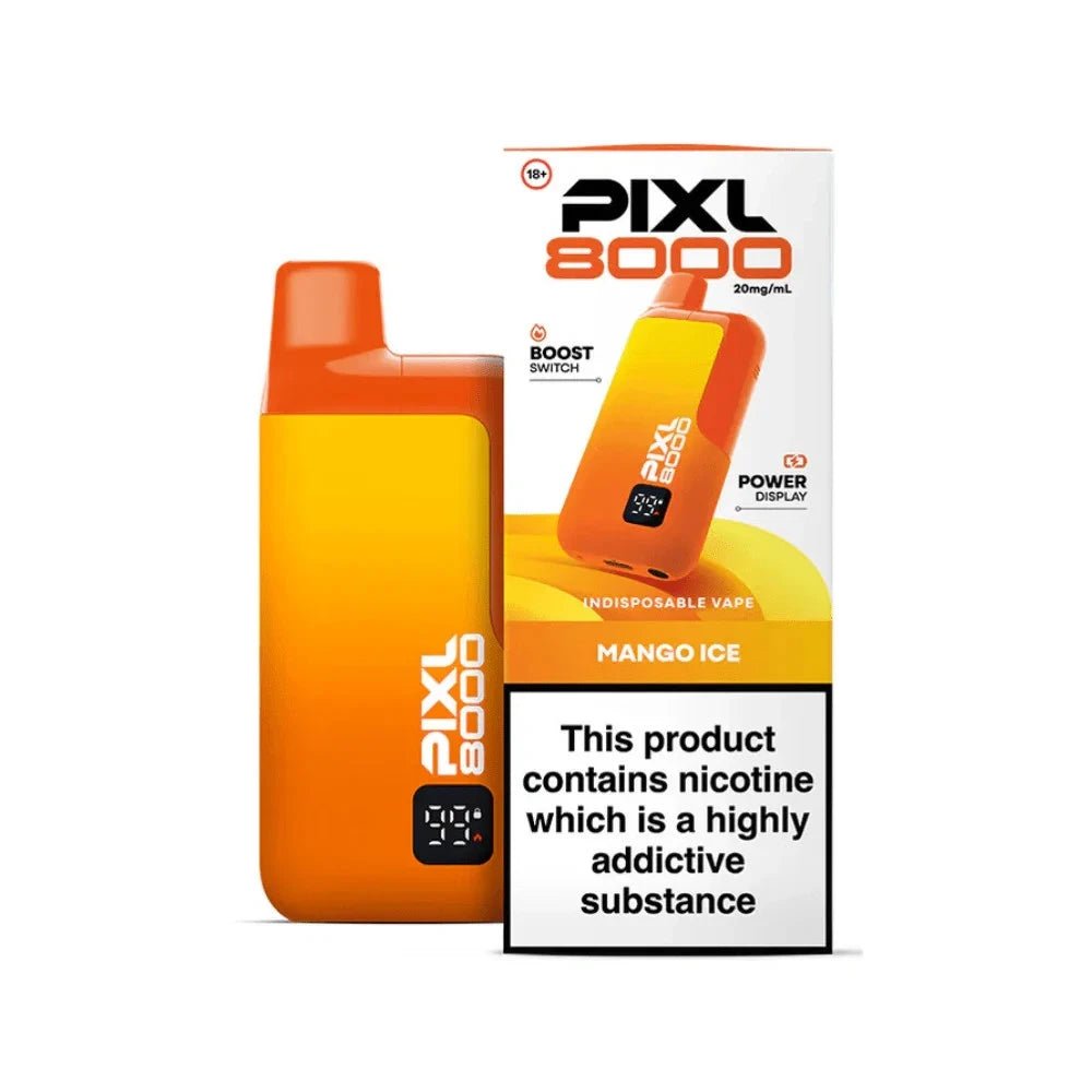 Pixl 8000 Prefilled Vape Pod Kit - Eliquid Base - Mango Ice