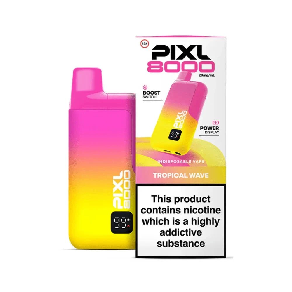 Pixl 8000 Prefilled Vape Pod Kit - Eliquid Base - Tropical Wave