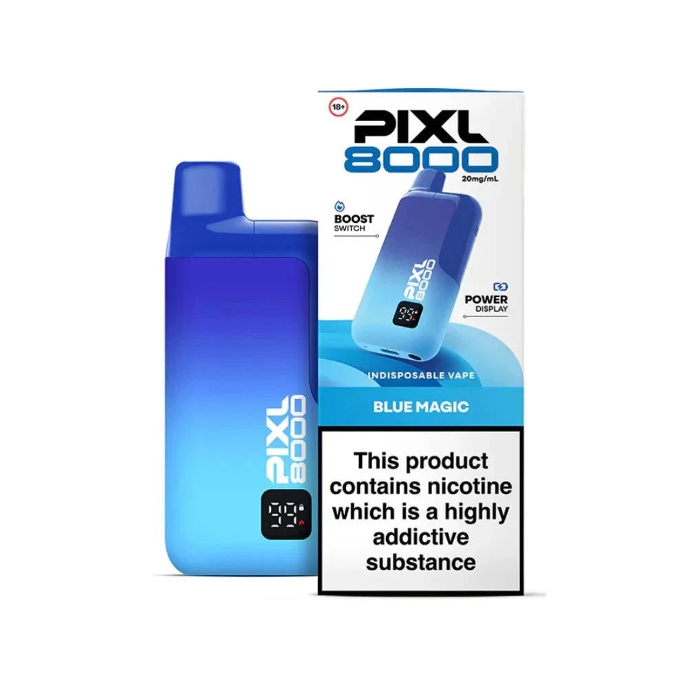 Pixl 8000 Prefilled Vape Pod Kit - Eliquid Base - Blue Magic