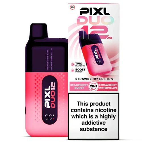 PIXL Duo 12 Disposable Vape – 6000 Puffs,  Strawberry Edition