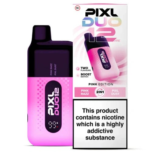 PIXL Duo 12 Disposable Vape – 6000 Puffs,  Pink Edition