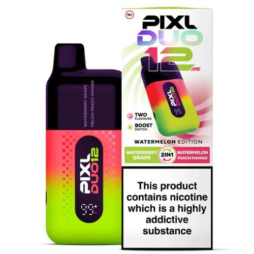 PIXL Duo 12 Disposable Vape – 6000 Puffs, Watermelon Edition