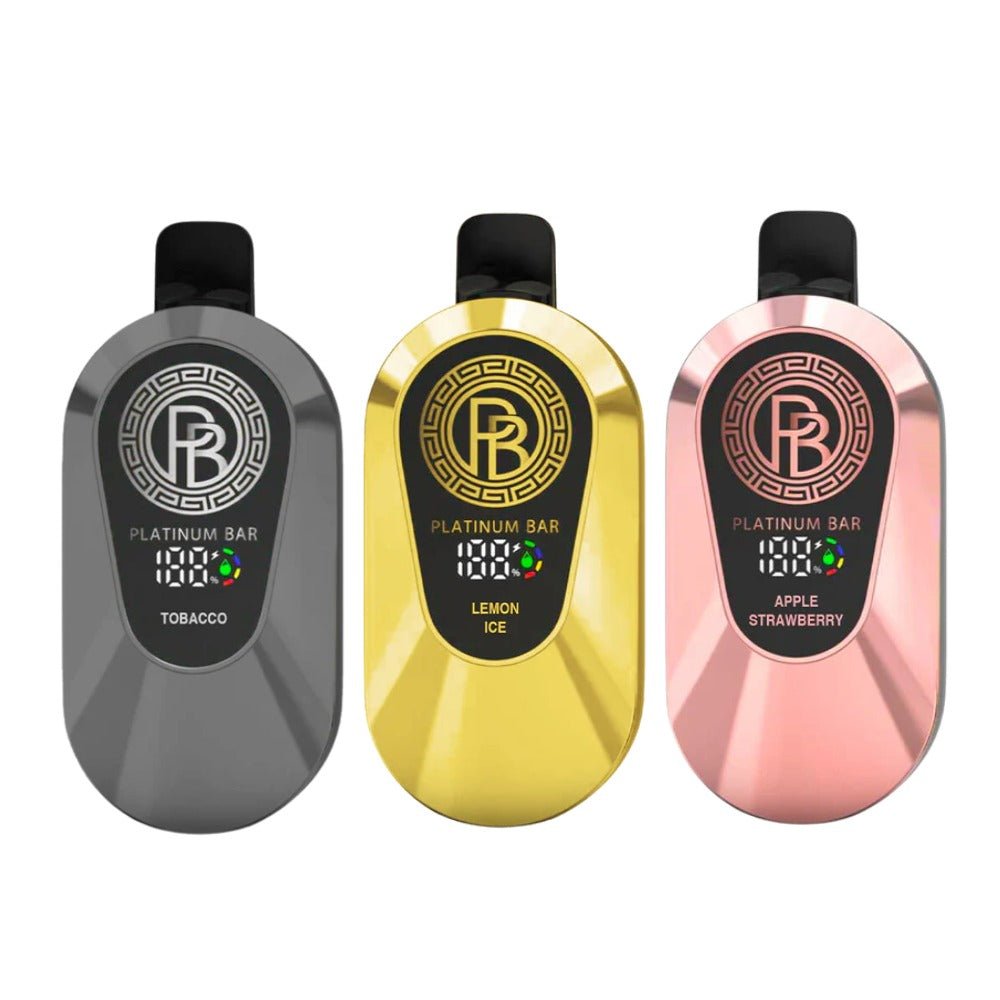 Platinum Bar 15000 Puff Disposable Vape - Eliquid Base - Apple strawberry