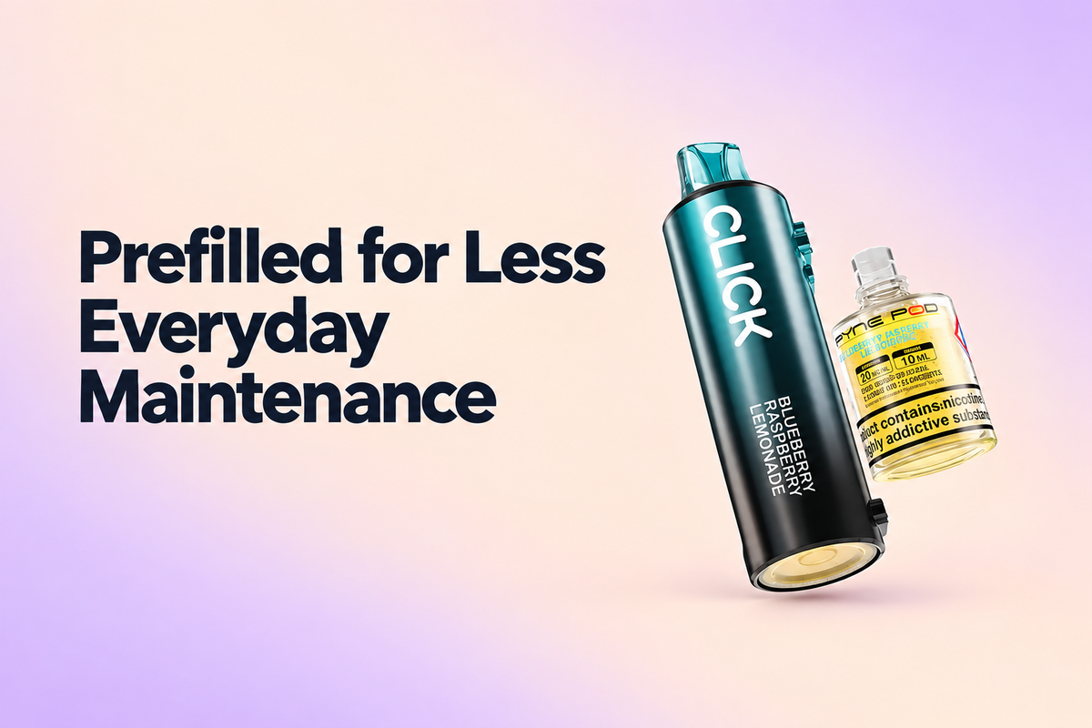 Prefilled for Less Everyday Maintenance